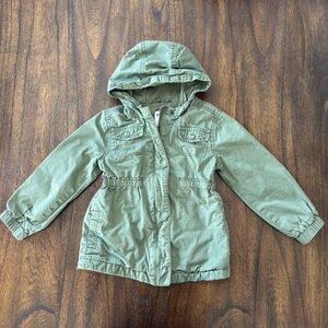 Old Navy Girls Green Utility Jacket